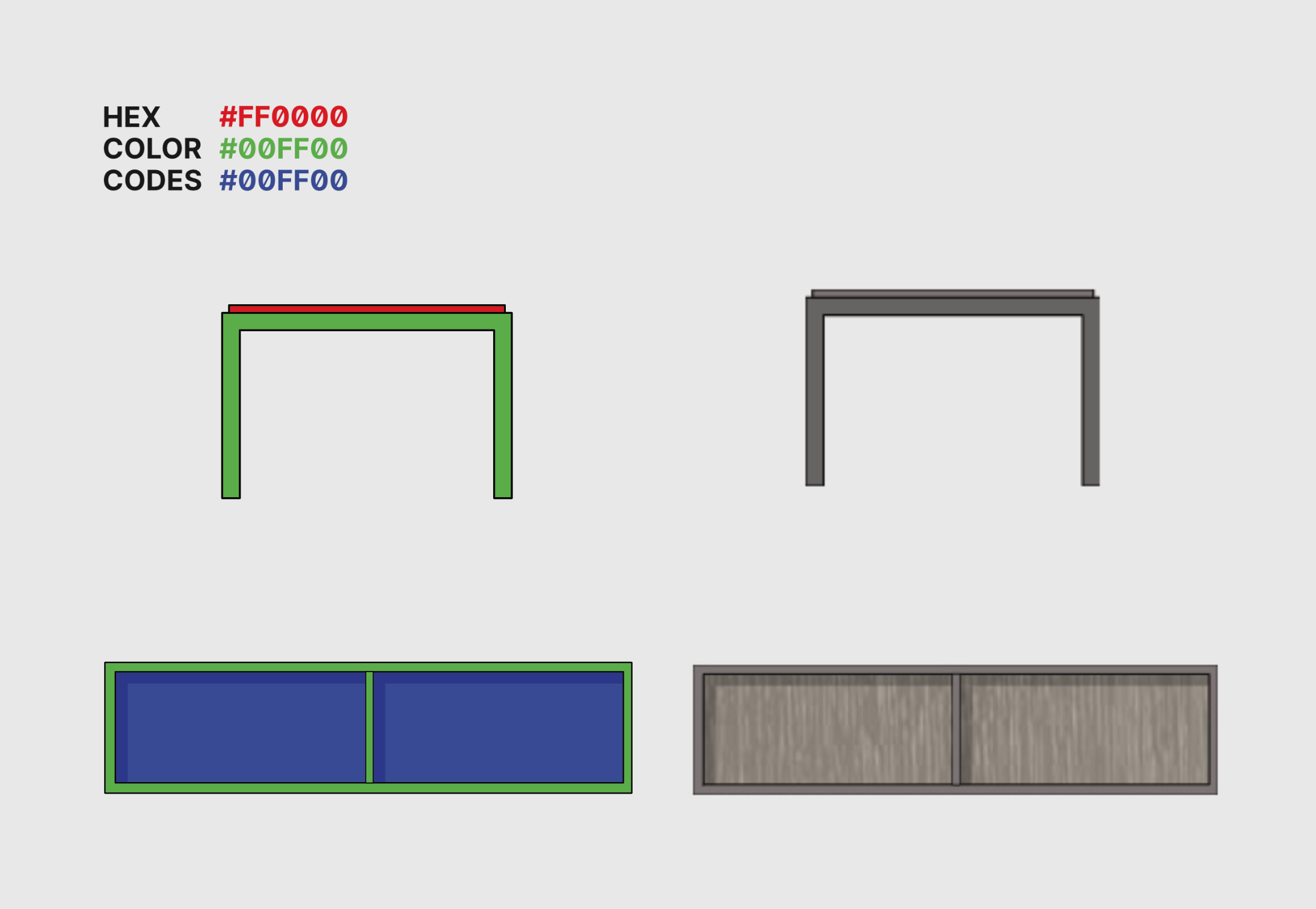 Before and after SVGs were processed